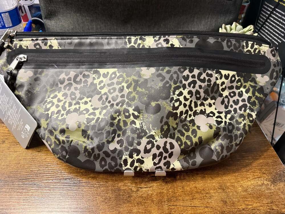 NWT Disney Parks Mickey Mouse Icon Animal Prints Belt Bag